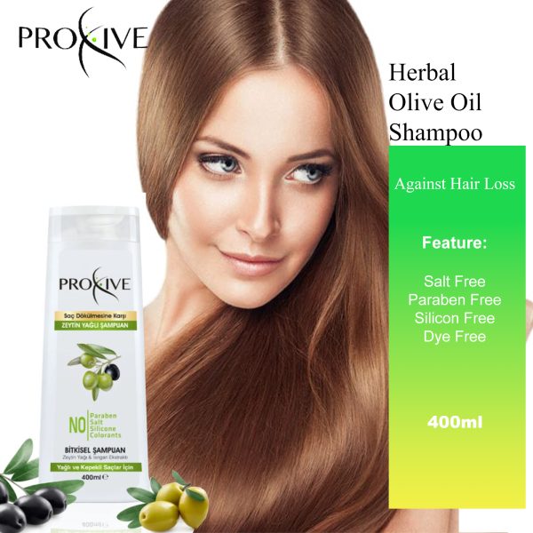 PROXIVE Anti-Hair Loss Herbal Olive Oil Shampoo - Image 2