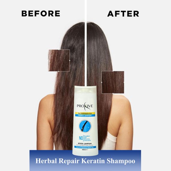 PROXIVE Anti-Hair Loss Herbal Repair Keratin Shampoo - Image 4