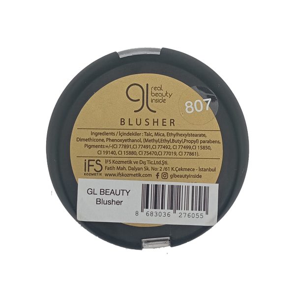 GL Real Beauty Inside Silky Touch Blush 807 Brownie Peach - Image 2