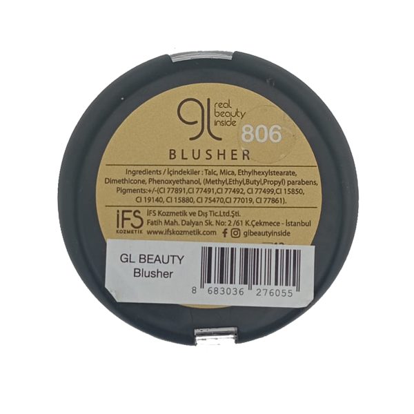 GL Real Beauty Inside Silky Touch Blush 806 Heart of Peach - Image 2