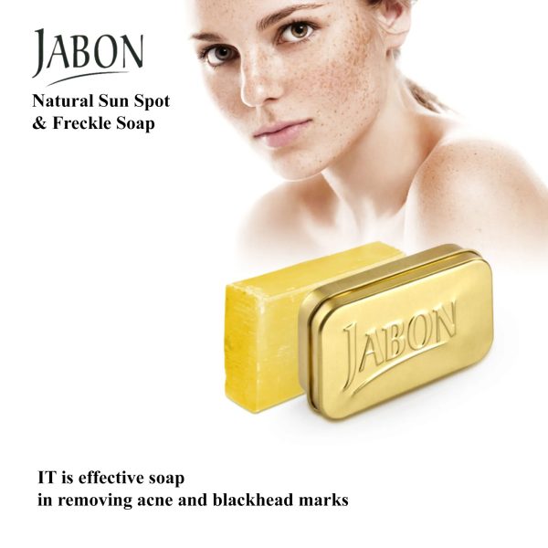 JABON Natural Sun Spots and Freckle Soap - Image 3