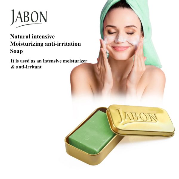JABON Natural Intensive Moisturizing Anti-Irritation Soap - Image 2