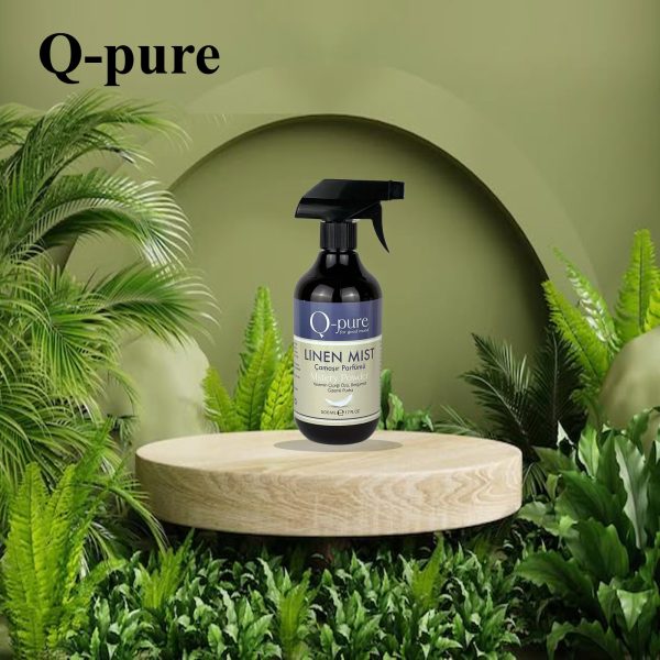 Q-PURE Water-Based Laundry Perfume Linen Mist Mystery Powder - Image 5