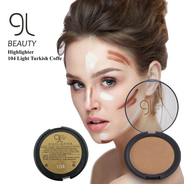 GL Real Beauty Inside Highlighter 104 Light Turkish Coffee Illuminating - Image 2