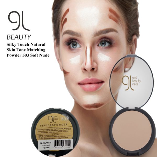 GL Real Beauty Inside Silky Touch Natural Skin Harmonious Tone Powder 503 Soft Nude - Image 3